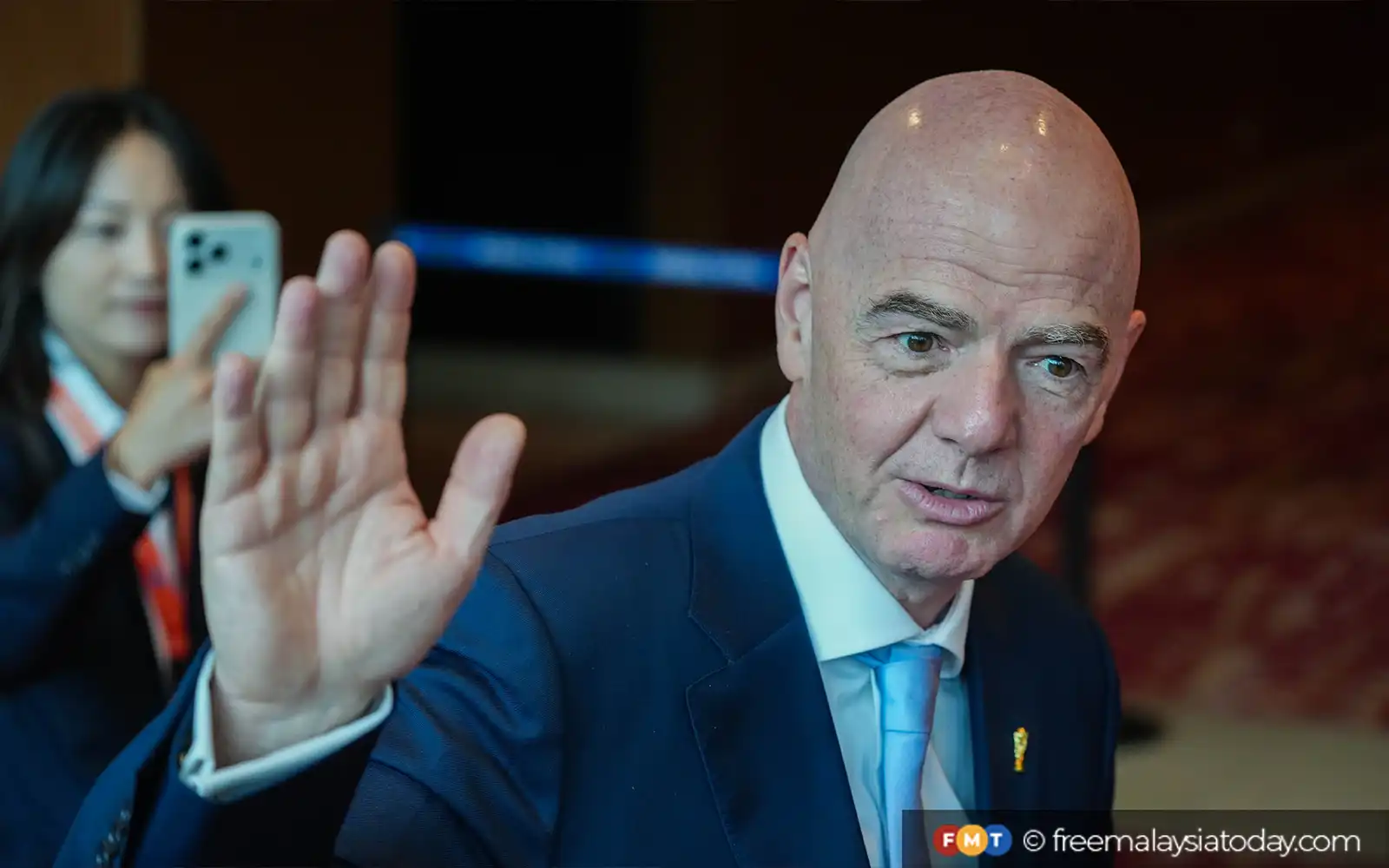 Infantino holds crisis meeting in Morocco as Fifa stake sale fallout continues