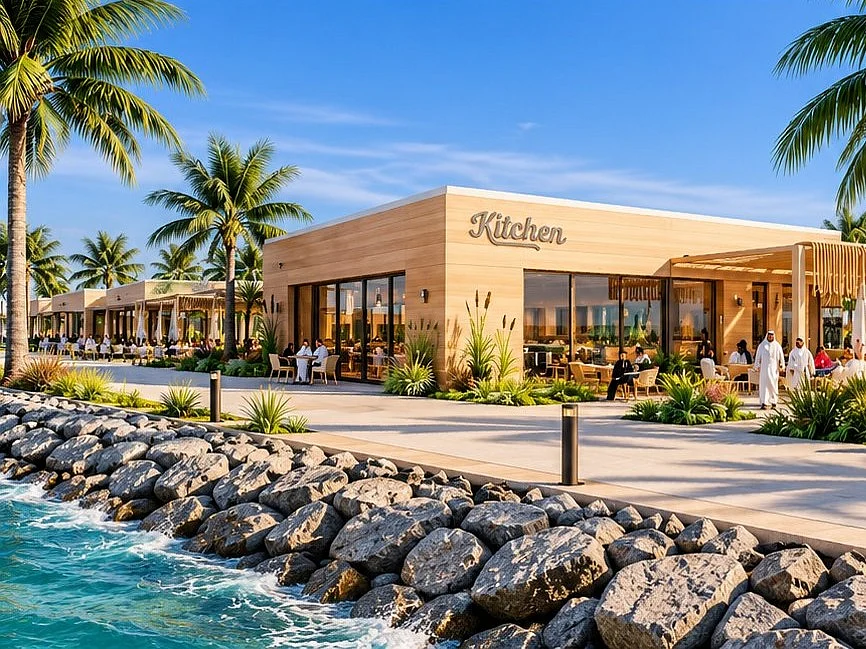 Here's how Kalba Beach will look when it opens in December 2026
