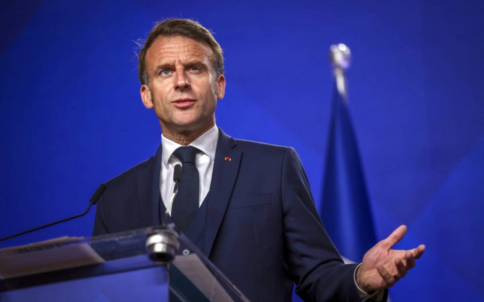 France’s Macron accuses social media of sowing discord ahead of election