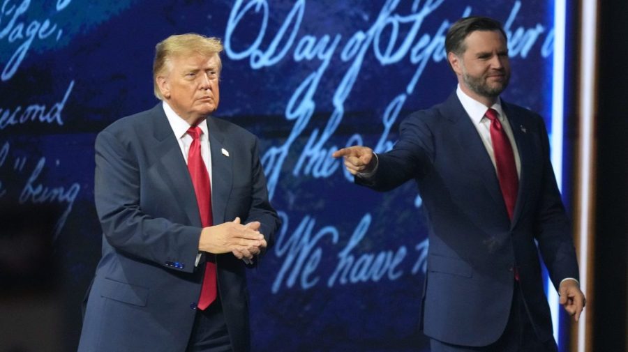 Trump, Vance go deep red 8 days out