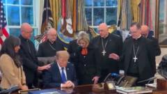 Catholic bishops apologise for 'exploited' Trump meeting