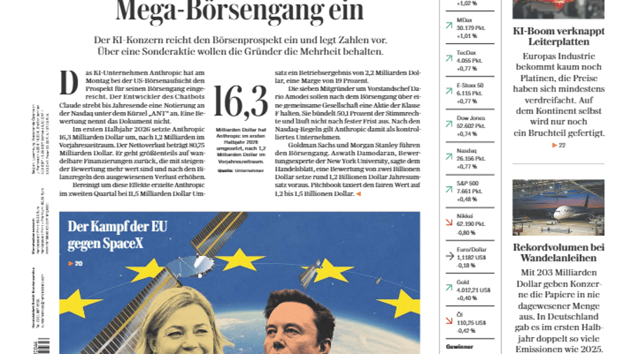 PDF: Handelsblatt vom 27. Oktober 2026