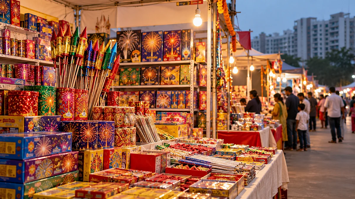 Pimpri-Chinchwad: Only 33 Firecracker Stalls Granted Permission So Far Ahead Of Diwali