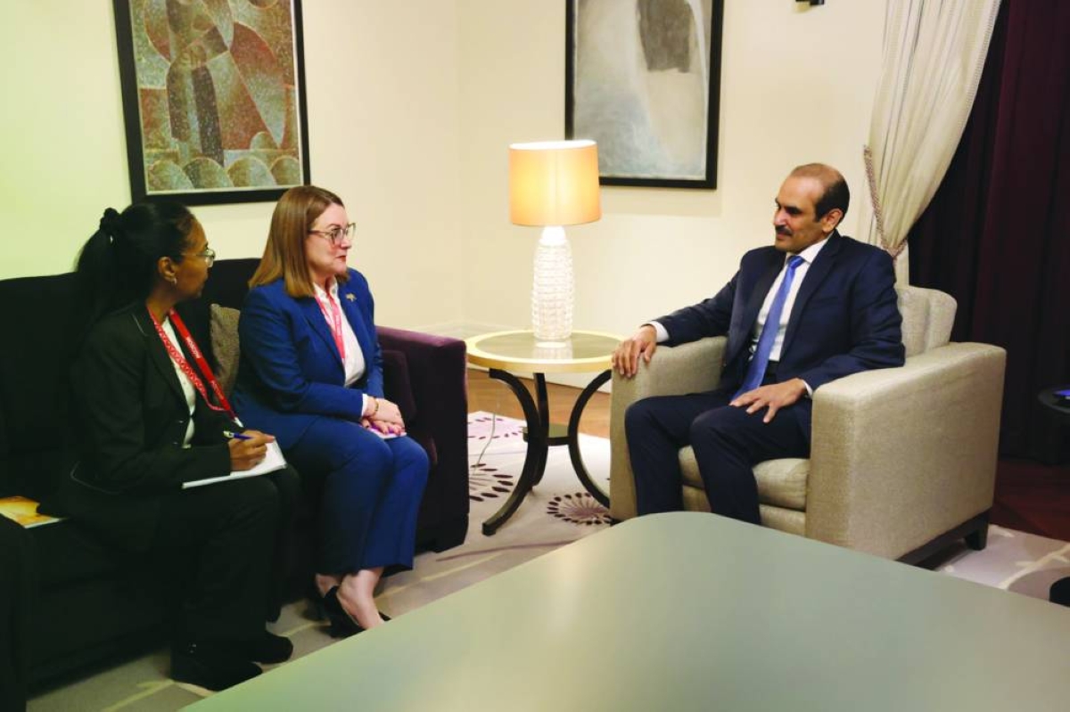 Al-Kaabi meets ministers of Algeria, Libya, Senegal, and Venezuela