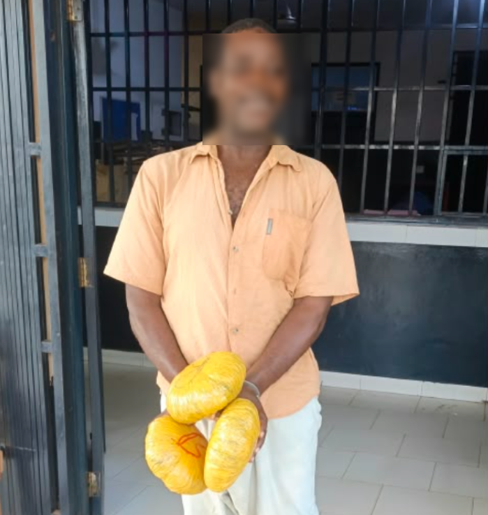 52-year-old man nabbed with 37 parcels of suspected narcotics