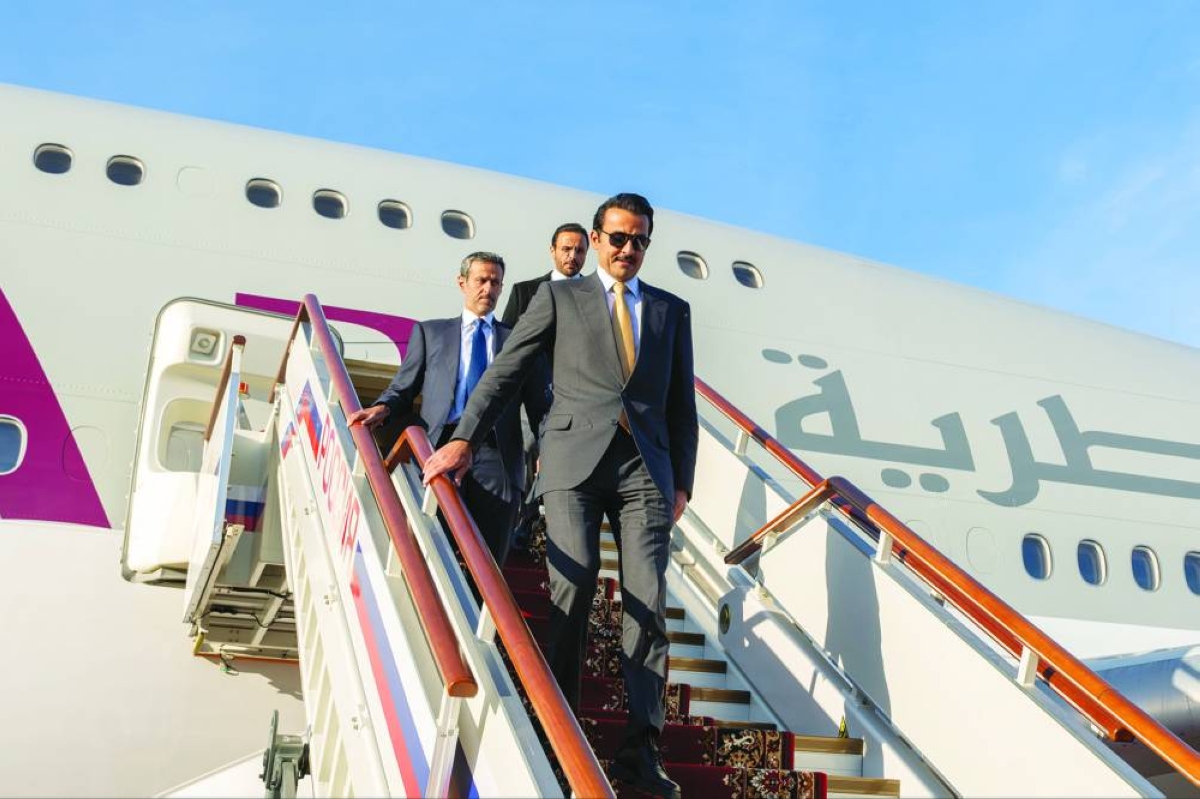 HH the Amir in Moscow for GECF summit