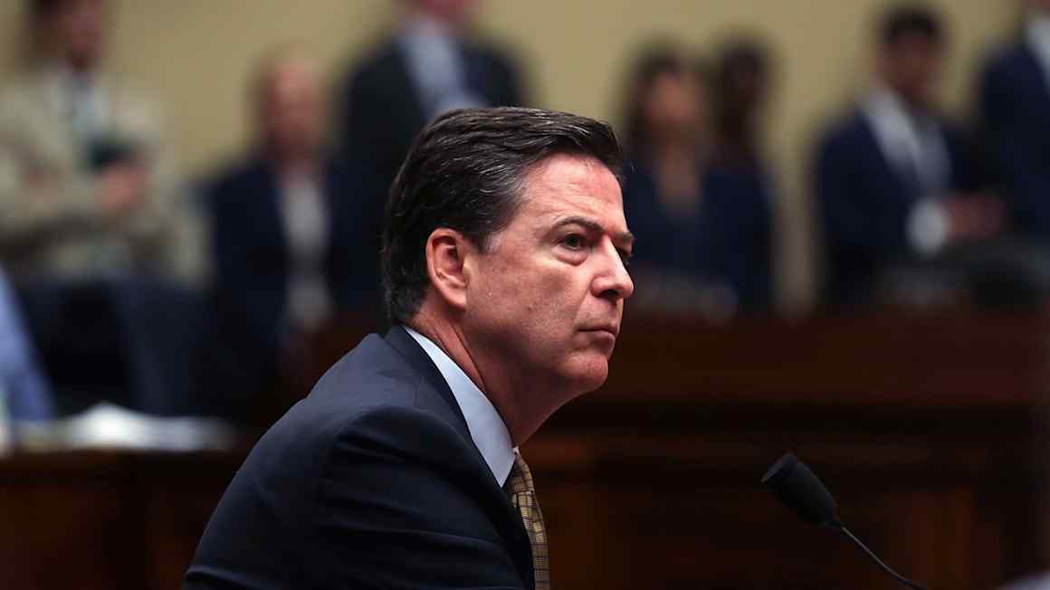US charges ex-FBI chief James Comey with leaking national defence information