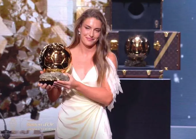 Alexia Putellas wins 2026 Women’s Ballon d’Or