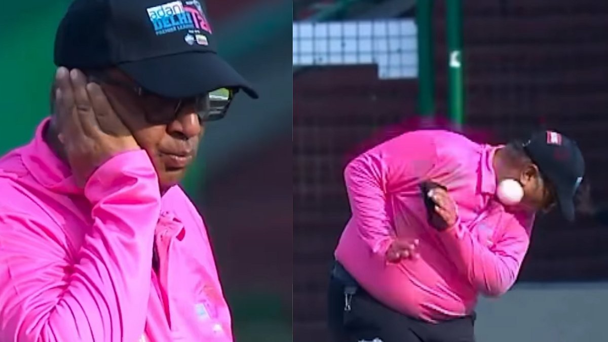 Scary Scenes! Umpire Suffers Terrifying Blow On Face, Reportedly Admitted To ICU During DPL 2026 | Video
