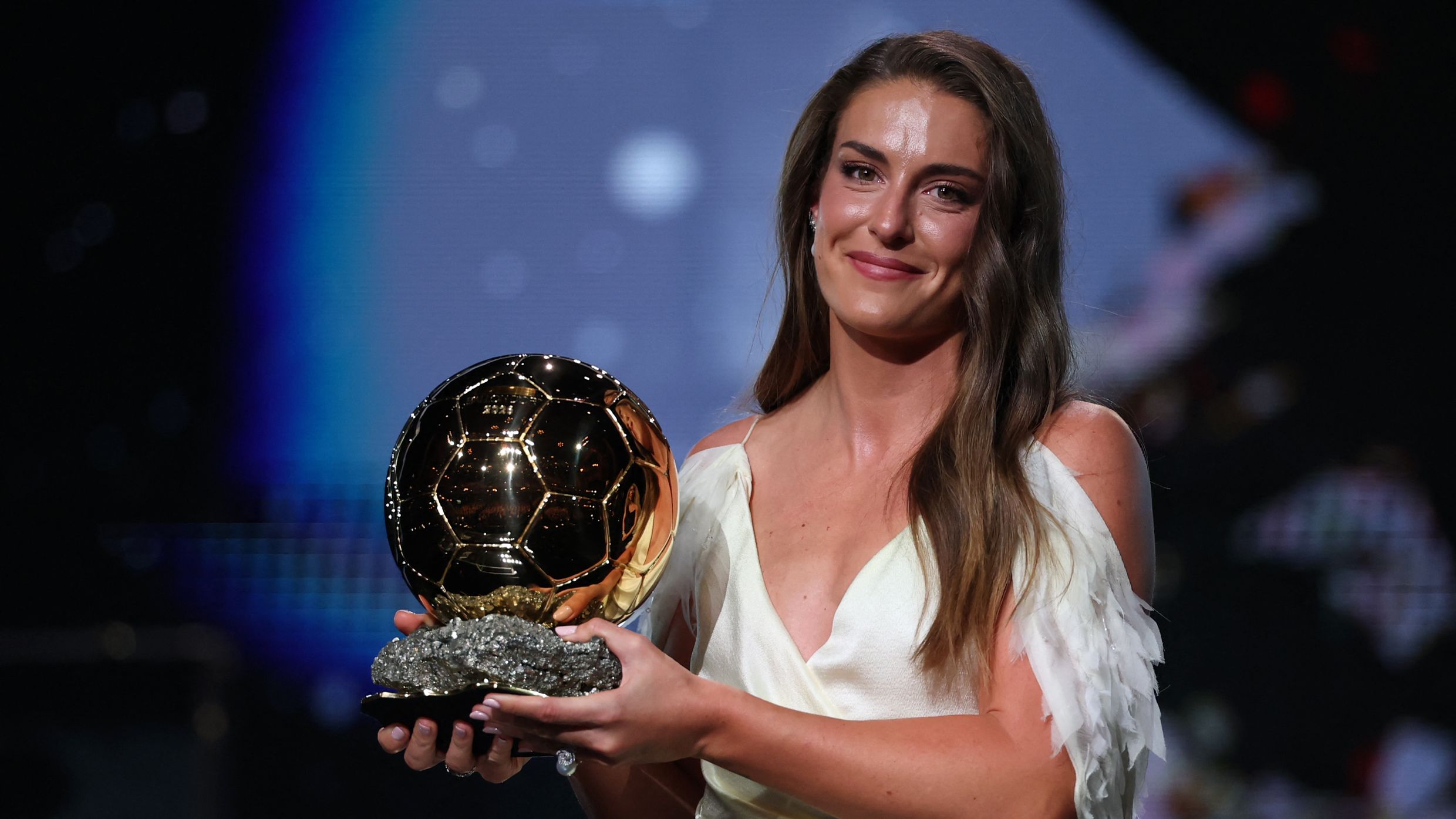 London City Lionesses new star Alexia Putellas makes history by winning record-equalling third Ballon d'Or Feminin trophy