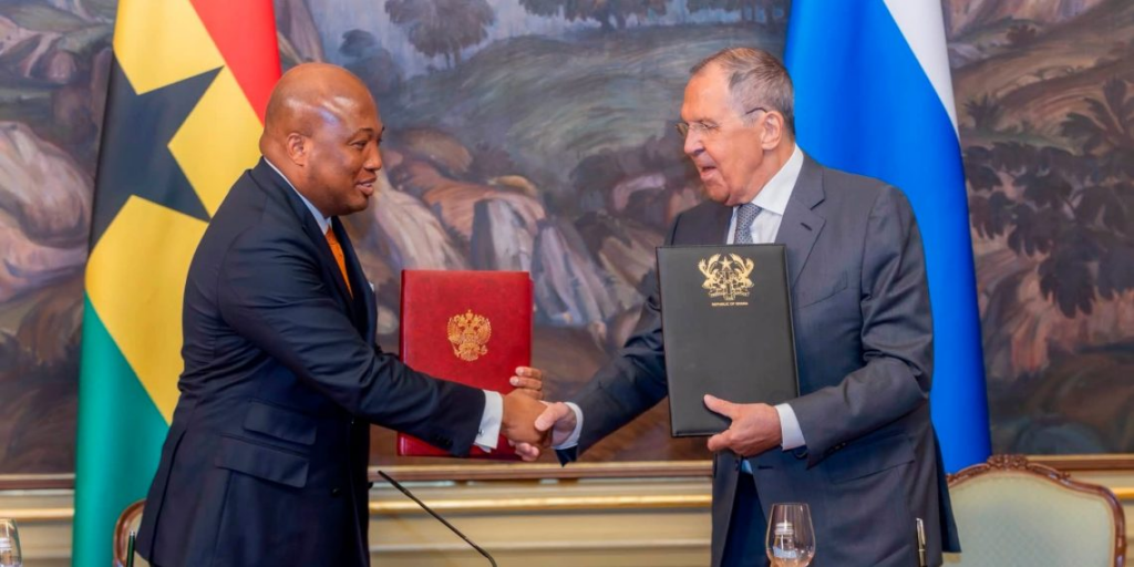 Ghana, Russia sign first visa waiver agreement for diplomatic, service passport holders