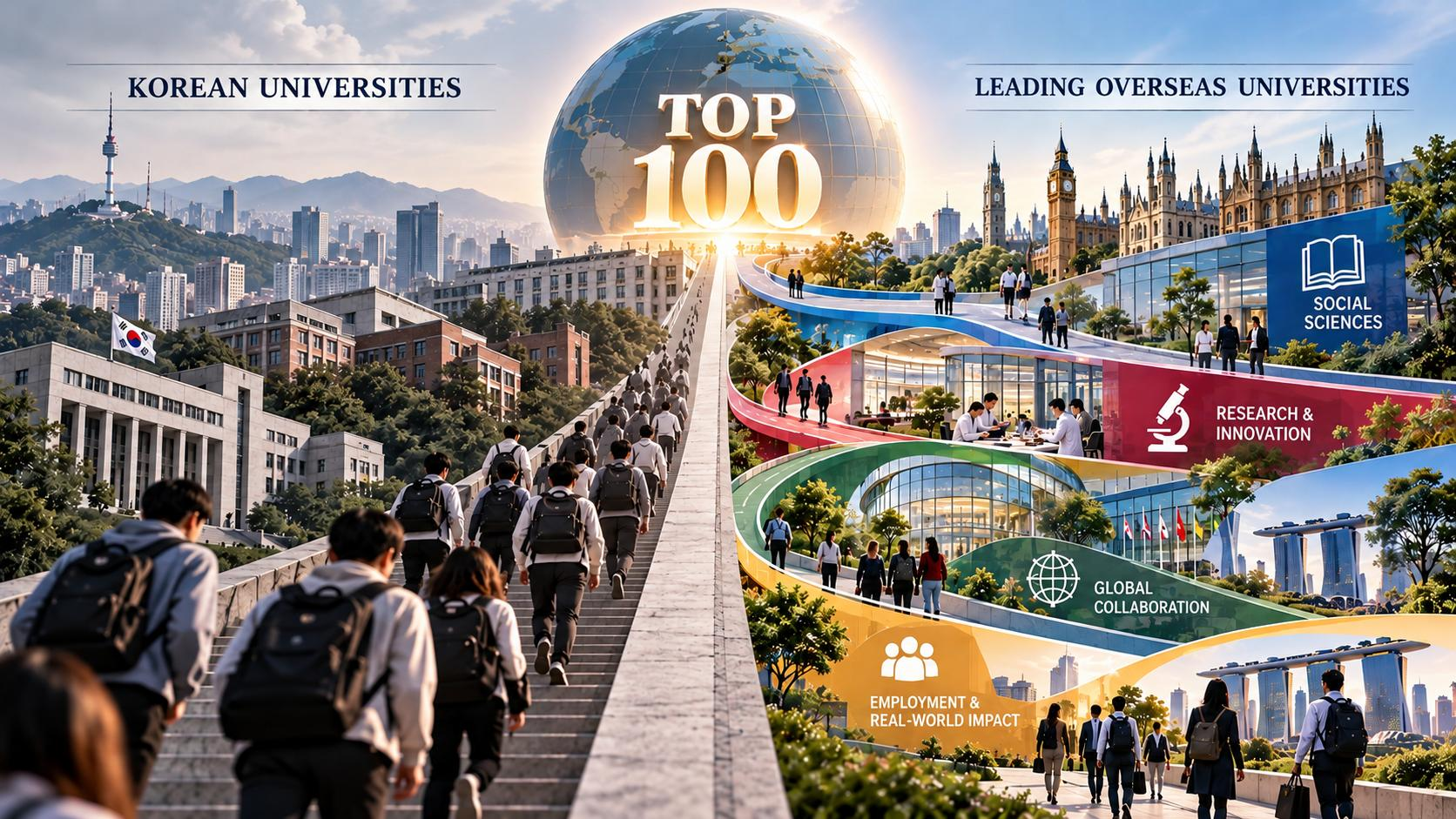 Korea chases global top 100, but leading universities take different paths