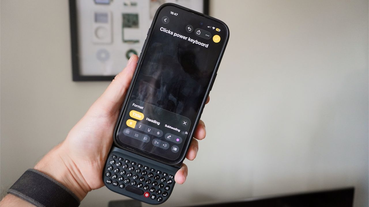 I tested the Clicks Power Keyboard against my touchscreen — the results ruined my BlackBerry nostalgia