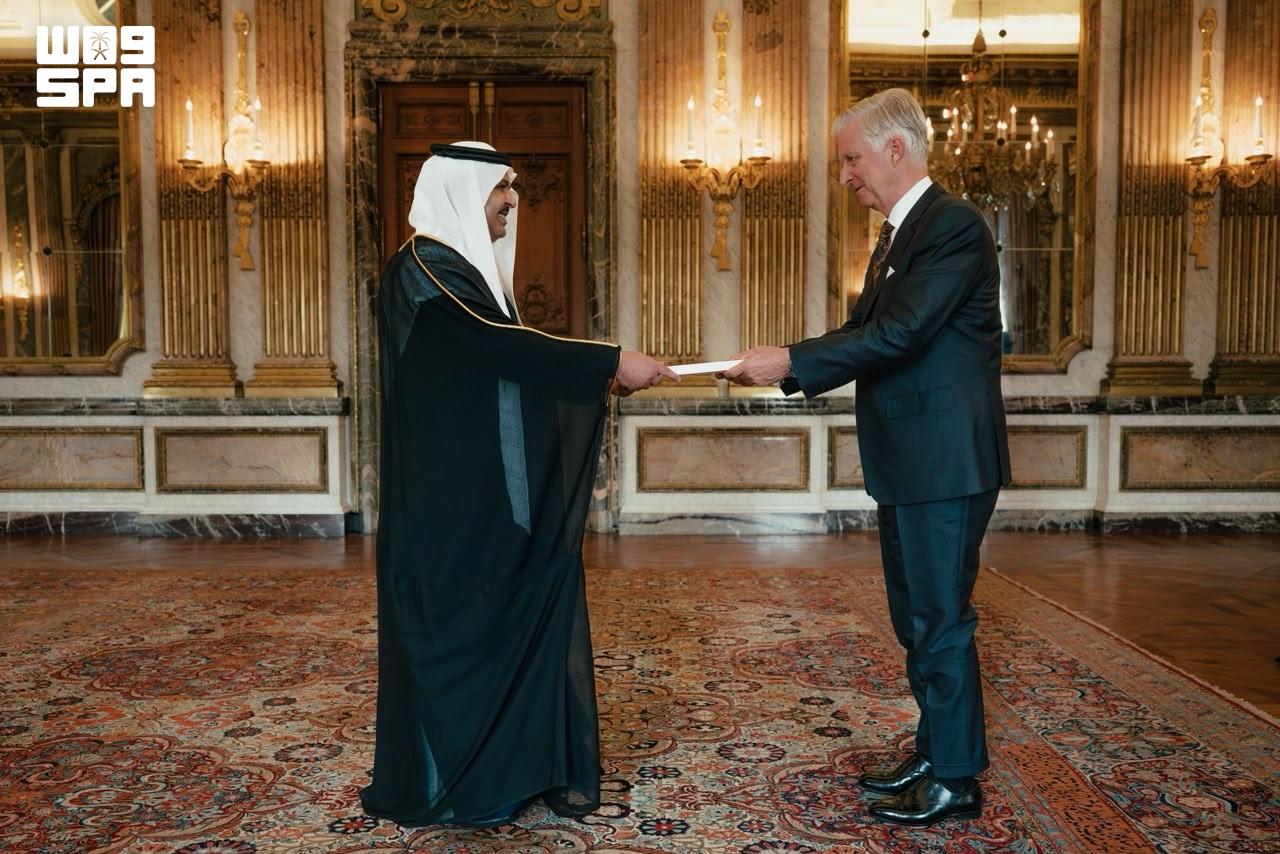 Saudi ambassador presents credentials to King Philippe of Belgium