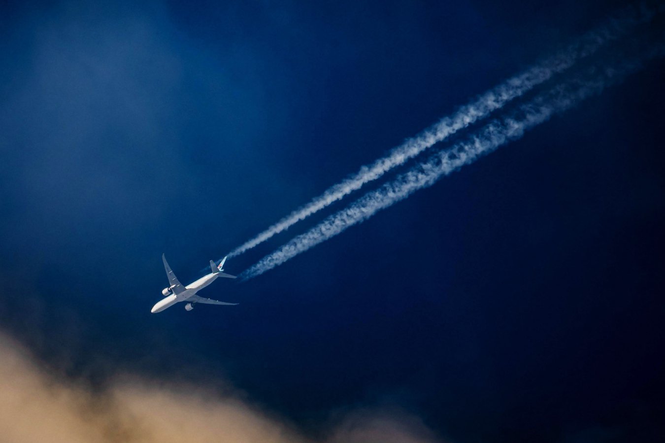 Planes flying over the Atlantic will be re-routed to avoid contrails