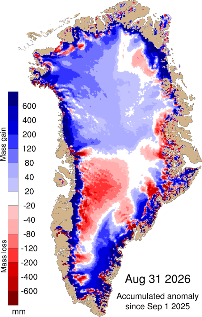 Guest post: Greenland ice sheet shrinks for 30th year in a row