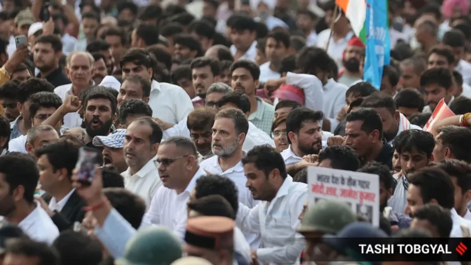 Supreme Court notice on plea alleging Rahul Gandhi pushed pregnant journalist during anti-CEC protest