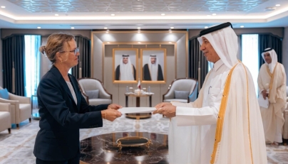 Minister of State for Foreign Affairs receives copy of credentials of Sweden's Ambassador