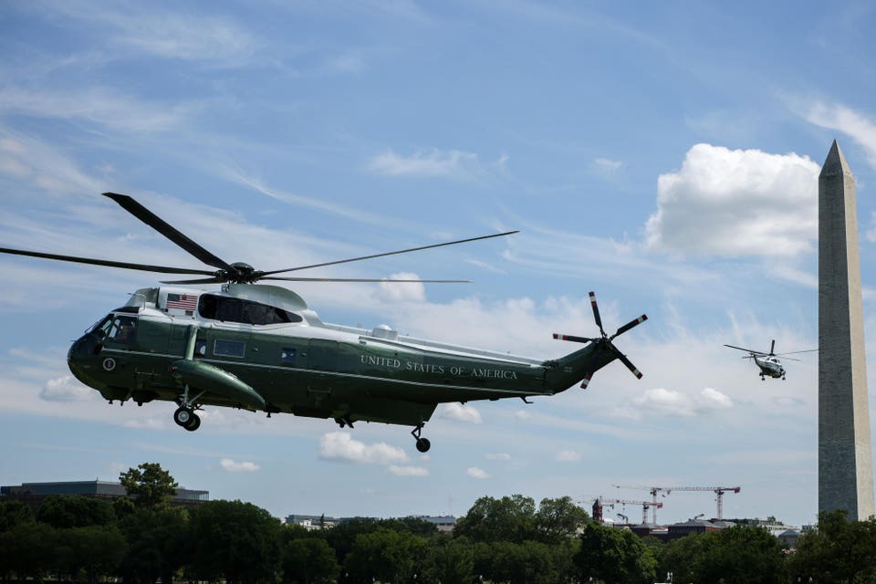 FAA Probing Safety Incident In D.C. Involving President’s Marine One Helicopter