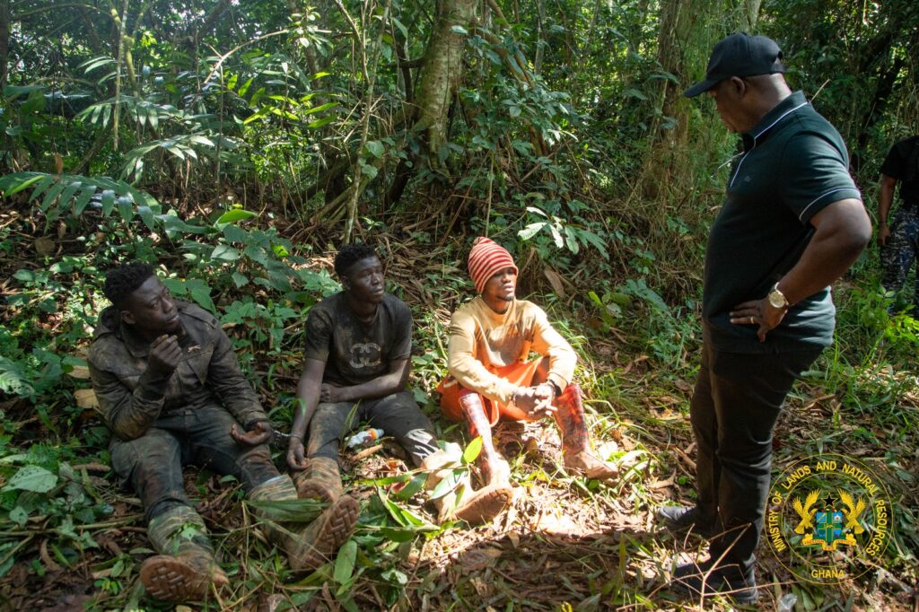 Three arrested in Atewa Forest as NAIMOS launches Operation Green Shield