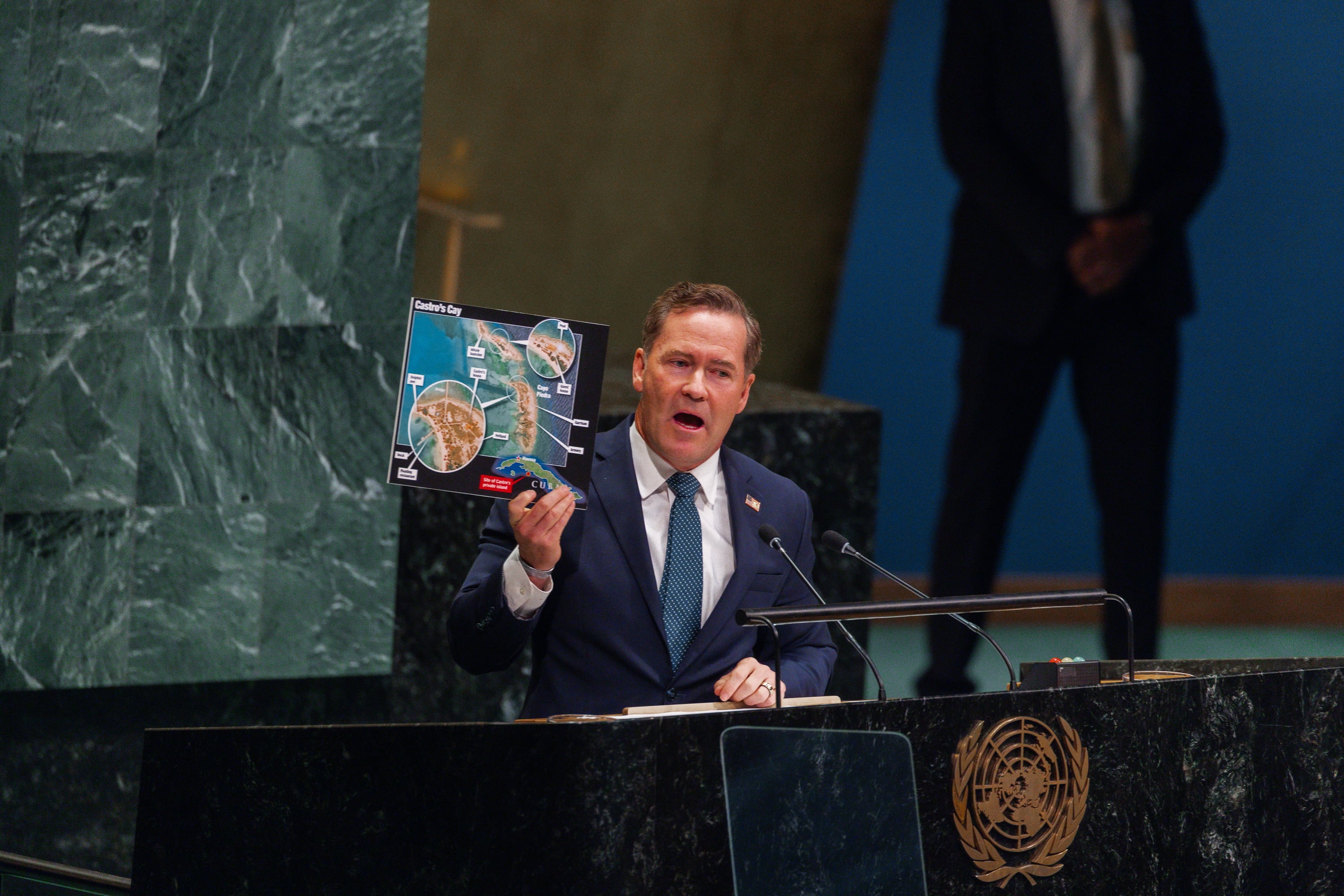 US and Cuban envoys in shouting match during UN embargo debate