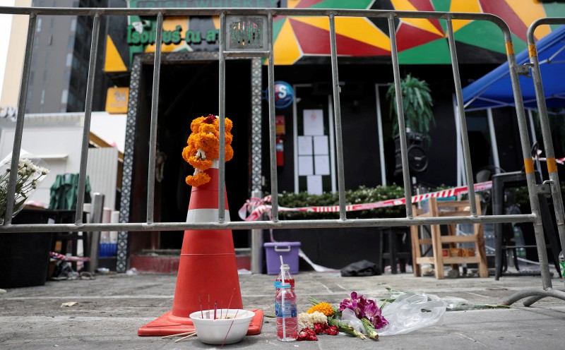 Thai police charge pub owner as Bangkok fire death toll hit 41