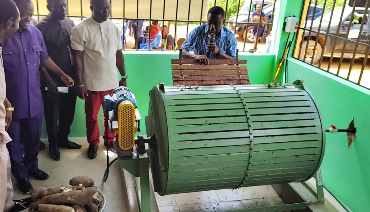 Cassava processing facility that will end post-harvest losses in Ahanta West commissioned