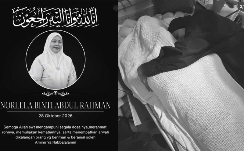 #SHOWBIZ: Norman Hakim mourns passing of mother-in-law Norlela Abdul Rahman