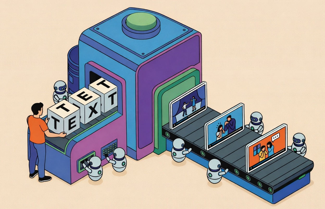 A conversational agent for full video production