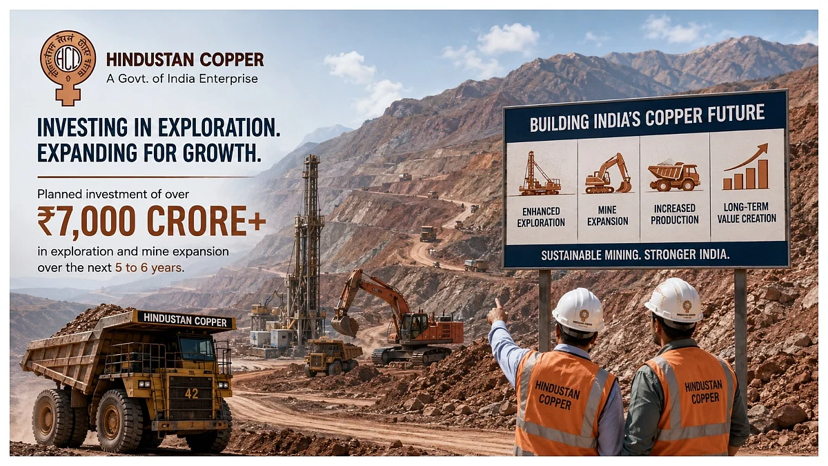 Hindustan Copper Plans Over ₹7,000 Crore Investment, Expansion Drive Spans Next 5-6 Years