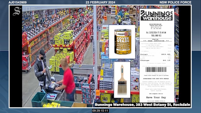 Lamarre-Condon's Bunnings trip before arrest