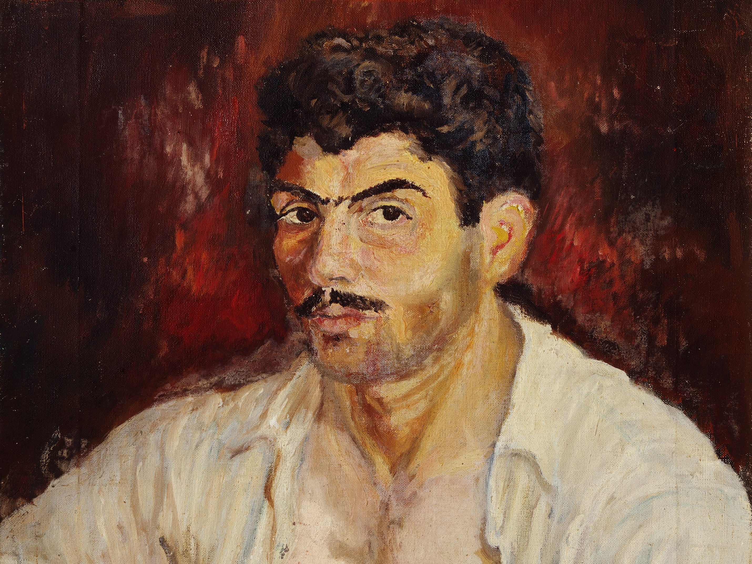 Painting that Paul Guiragossian refused to leave behind is on show in Abu Dhabi