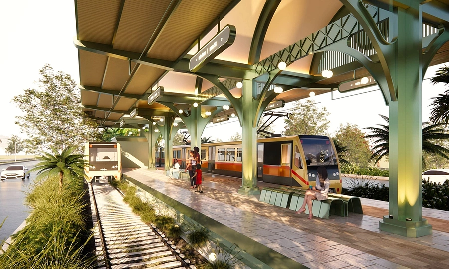 Light rail on Vietnam's largest island Phu Quoc brings country's signatures into 6 stations