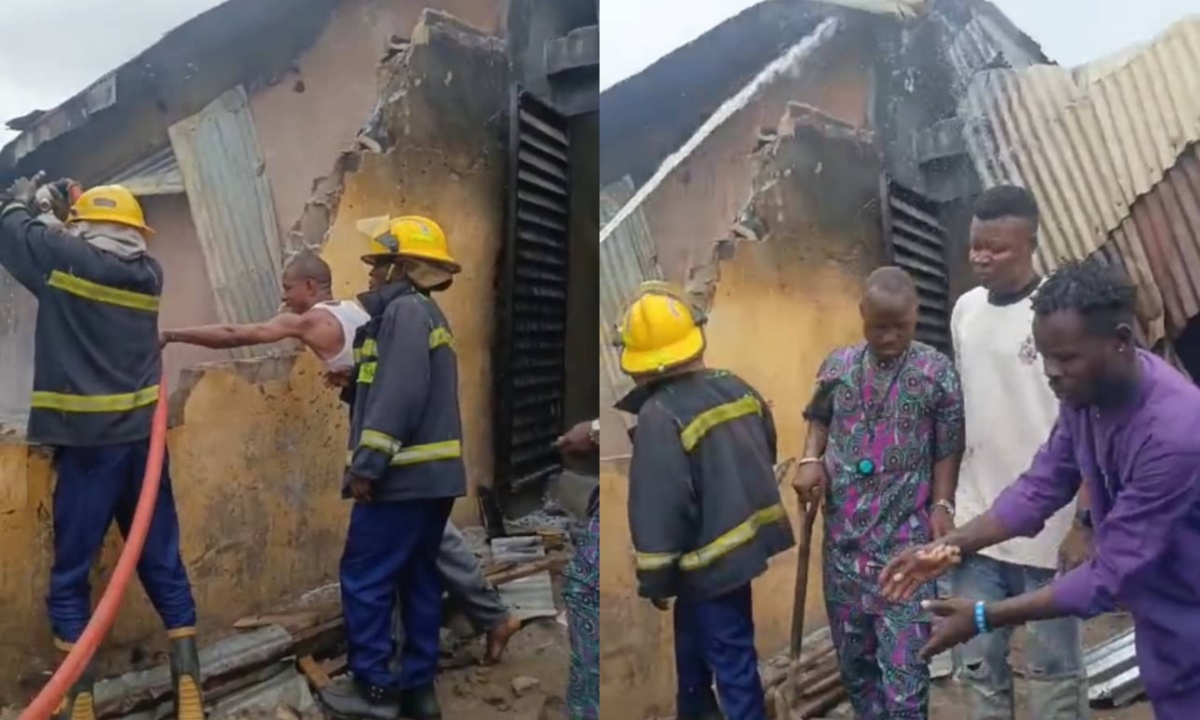 Goods worth millions of naira destroyed as fire ravages Ibadan market