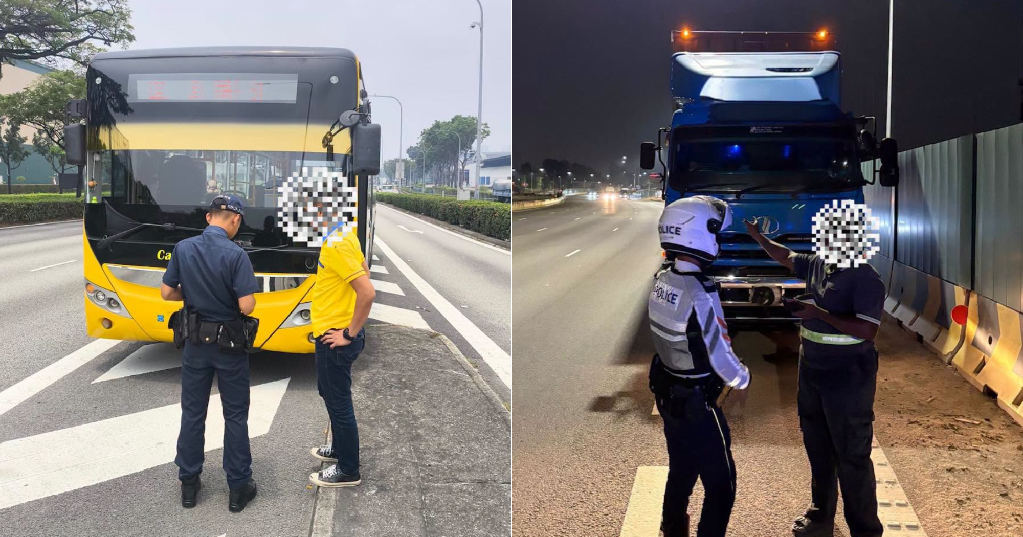 Bus driver, 56, caught speeding 3 times in 2 days along BKE towards Woodlands Checkpoint
