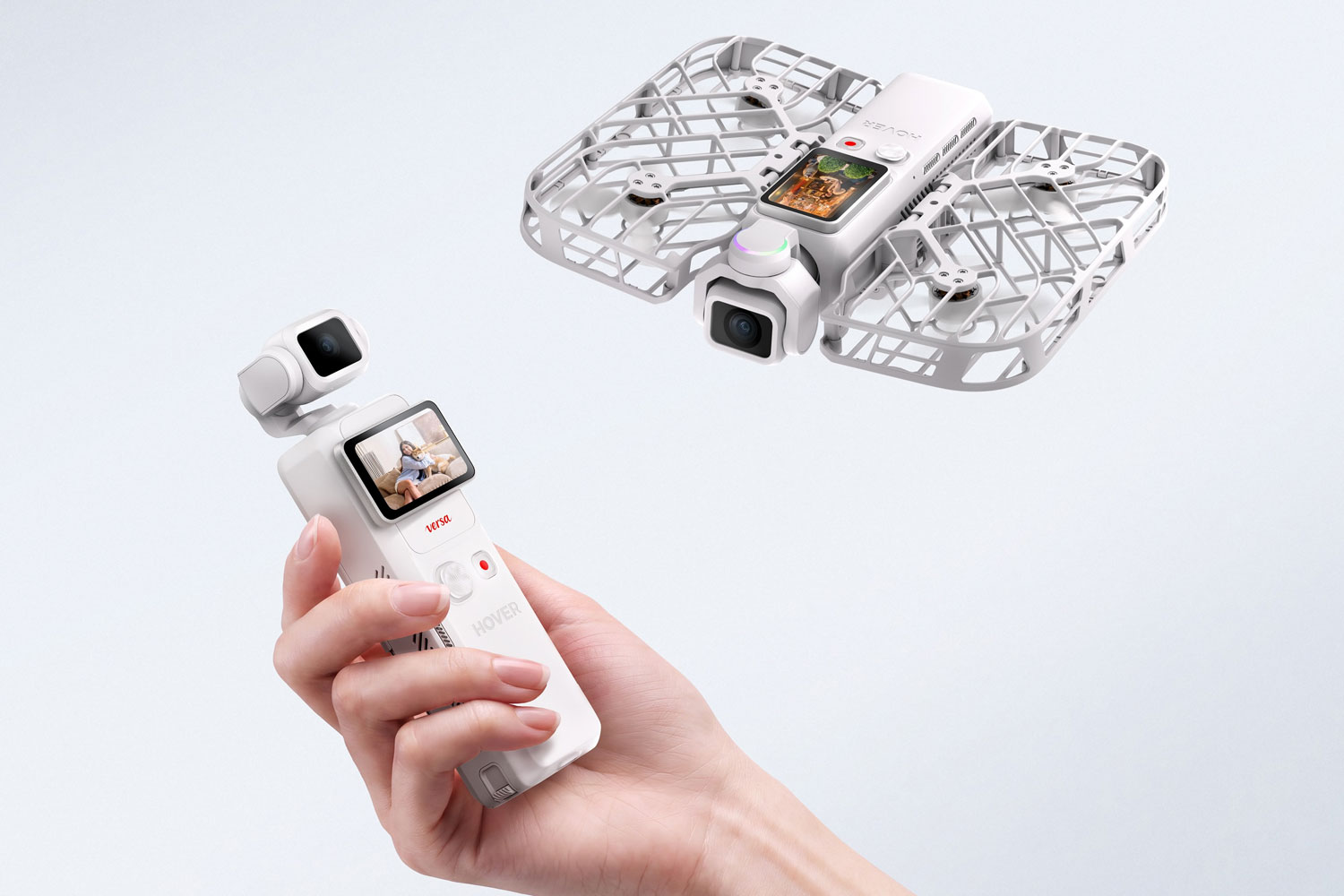 What if your pocket gimbal camera could take off and fly? Well, the new HoverAir Versa can!