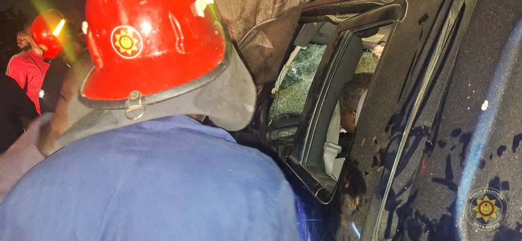 Firefighters rescue accident victim, recover GH¢50K, over US$5,000 and other valuables