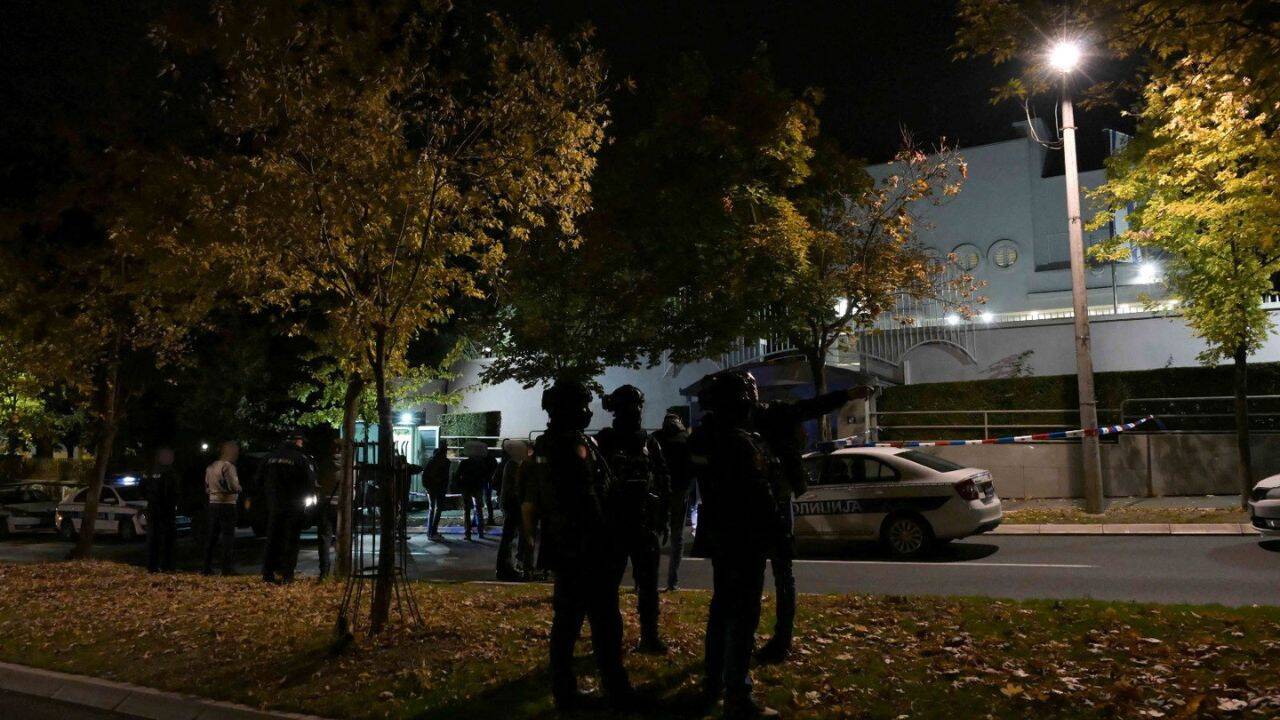 Knife-wielding attacker shot dead outside Israeli embassy in Serbia