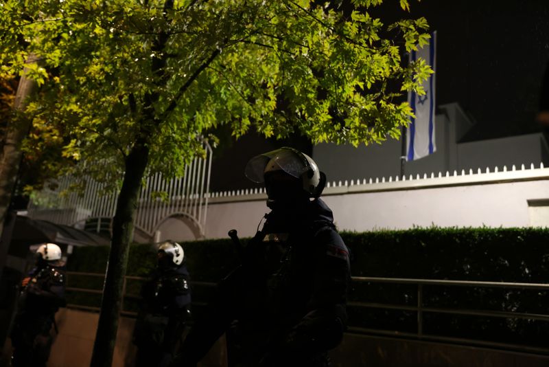Policeman kills knife attacker outside Israeli embassy in Serbia