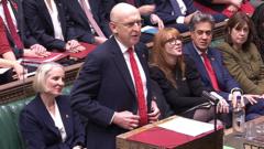 Chancellor takes to the despatch box for his first Budget