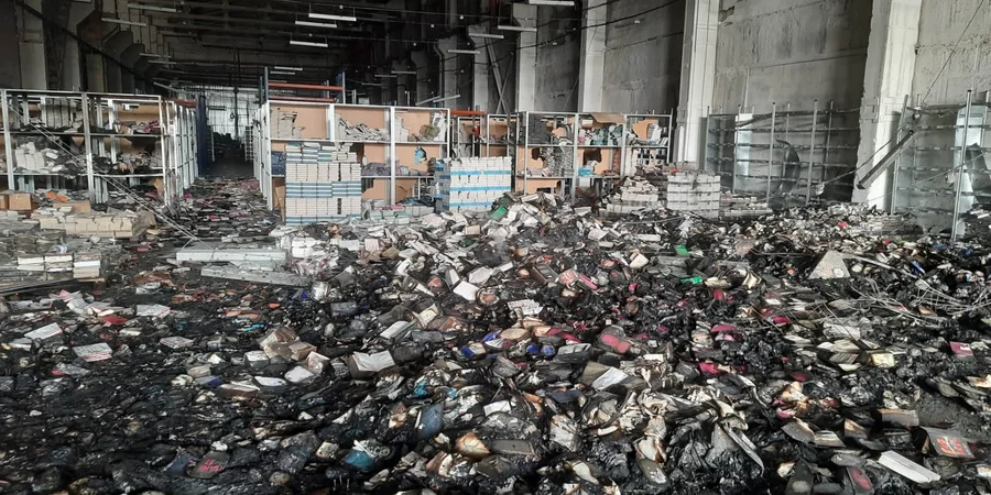 Ukrainian publisher KSD reveals damage from Russian attack on warehouse holding 300,000 books