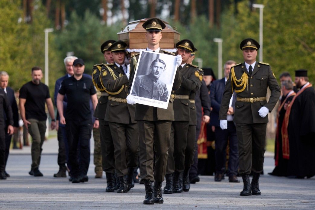 20th-century military leader Yevhen Konovalets reburied in Kyiv
