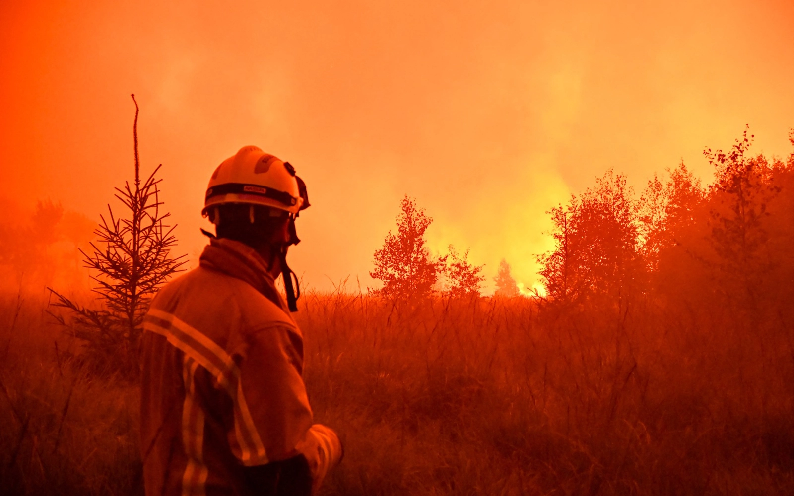 Firefighters push to ‘encircle’ Belgian wildfire