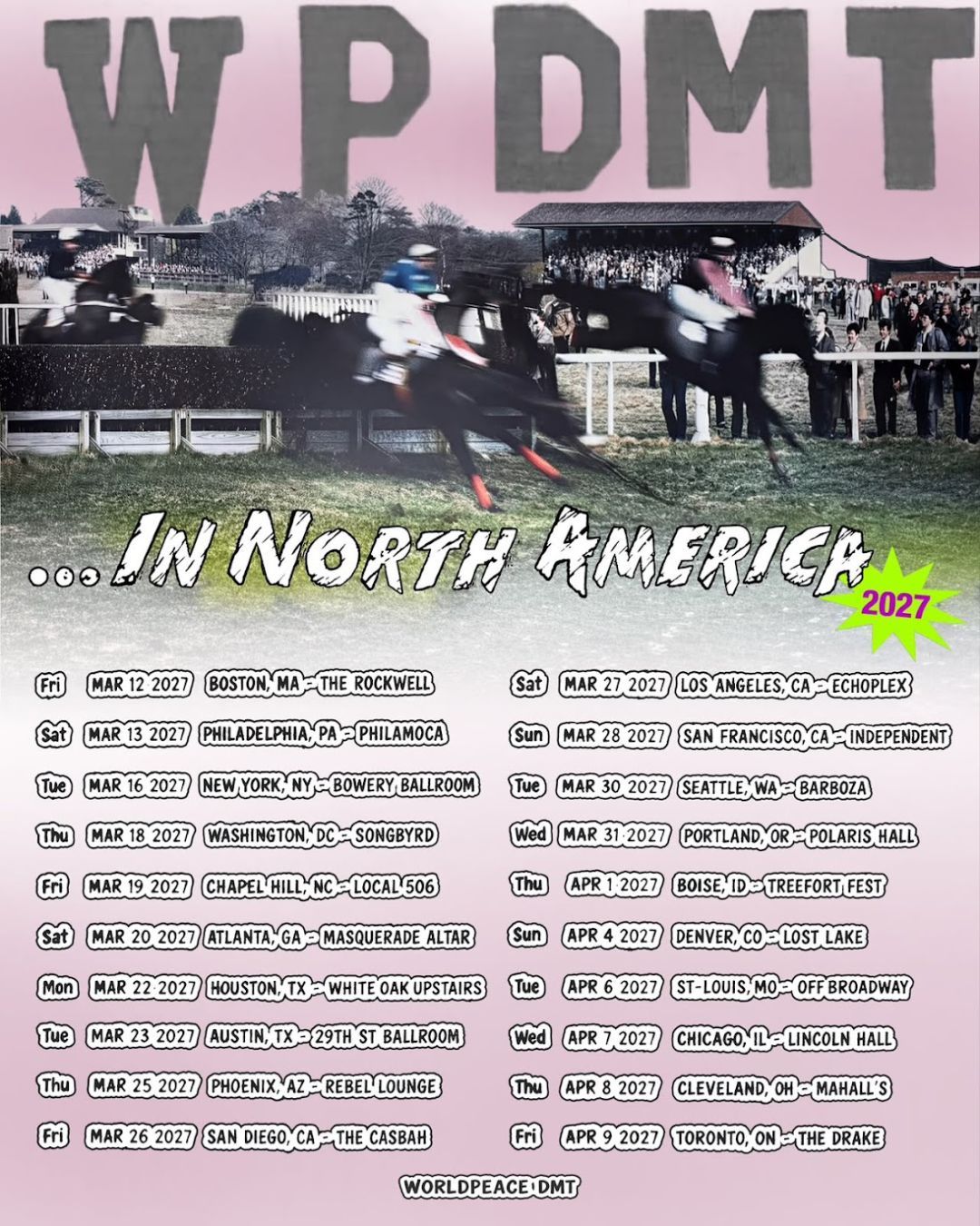Worldpeace DMT Announce 2027 North American Tour