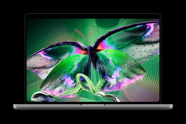 Apple unveiled its first touchscreen MacBook Pro with OLED display