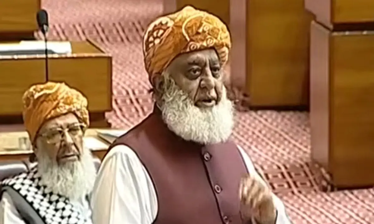 Fazl accuses govt of 'misusing' Constitution when imposing emergency, governor's rule in KP
