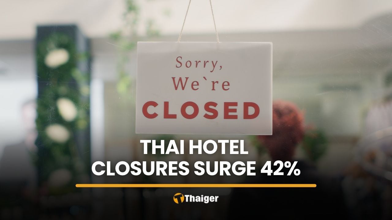Thailand hotel closures jump 42% as tourism struggles