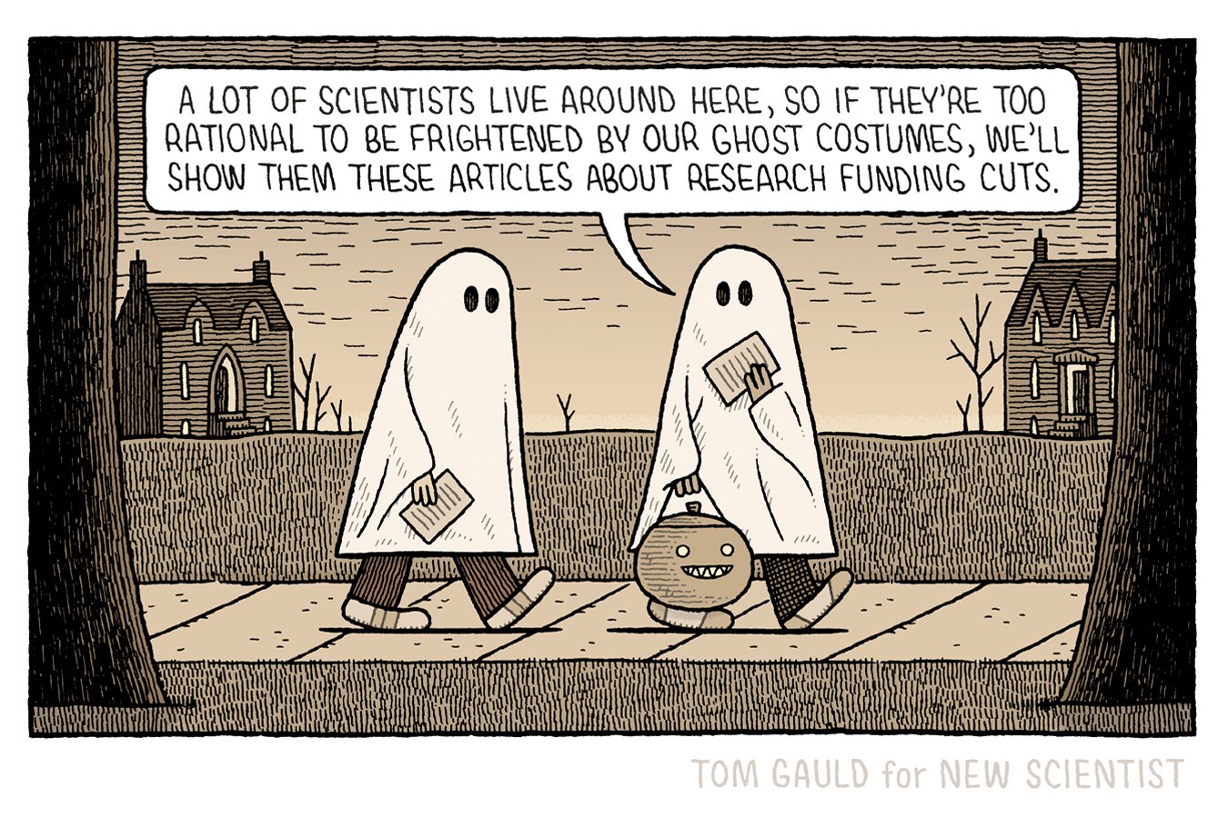 Tom Gauld on how to scare a scientist