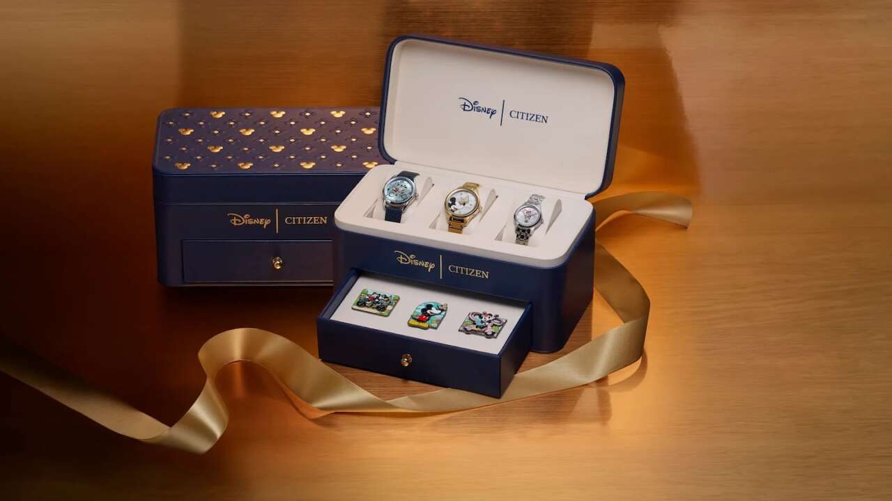 Citizen Puts Three Disney Watches in One Box, and Limits It to 300 Sets