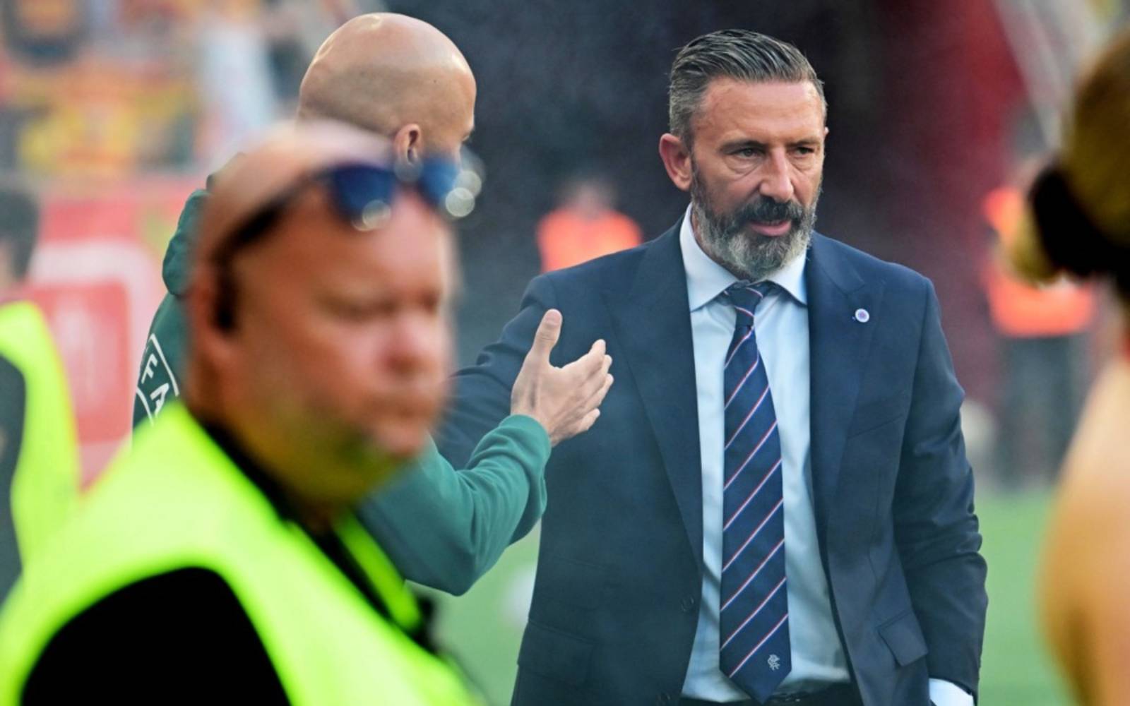 Rangers boss McInnes avoids defeat on Hearts return, Celtic held